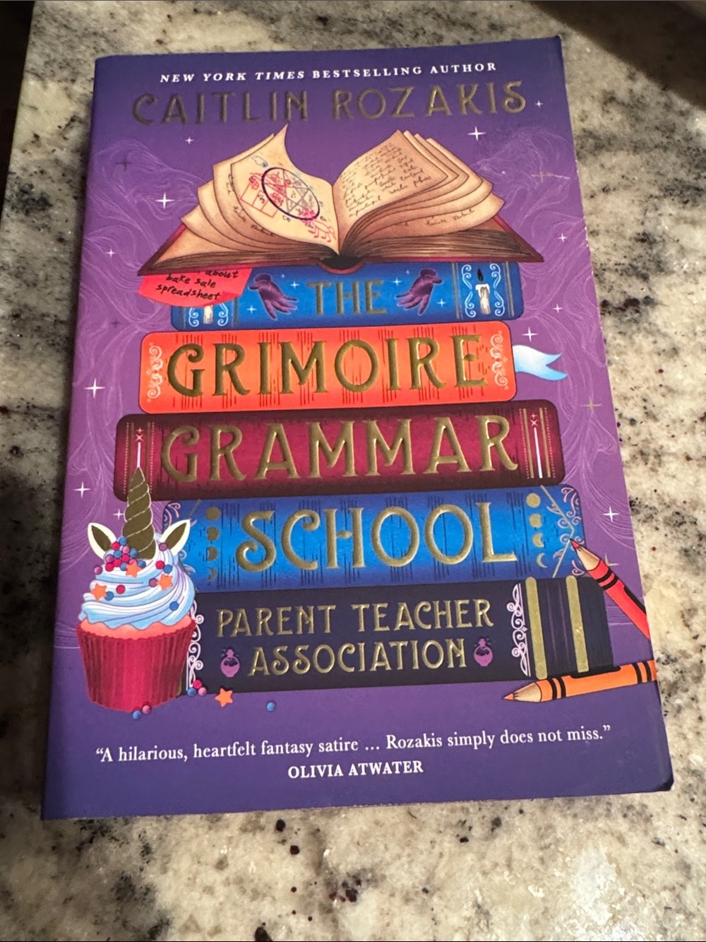 The Grimoire Grammar School by Caitlin Rozakis - Purple Cover